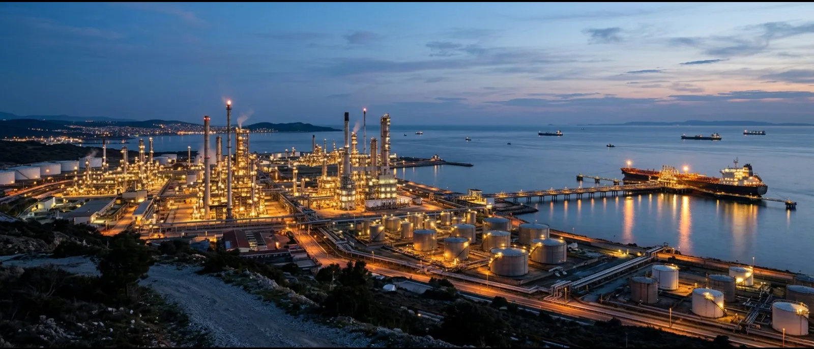 Refining and export terminal, one link in the value chain